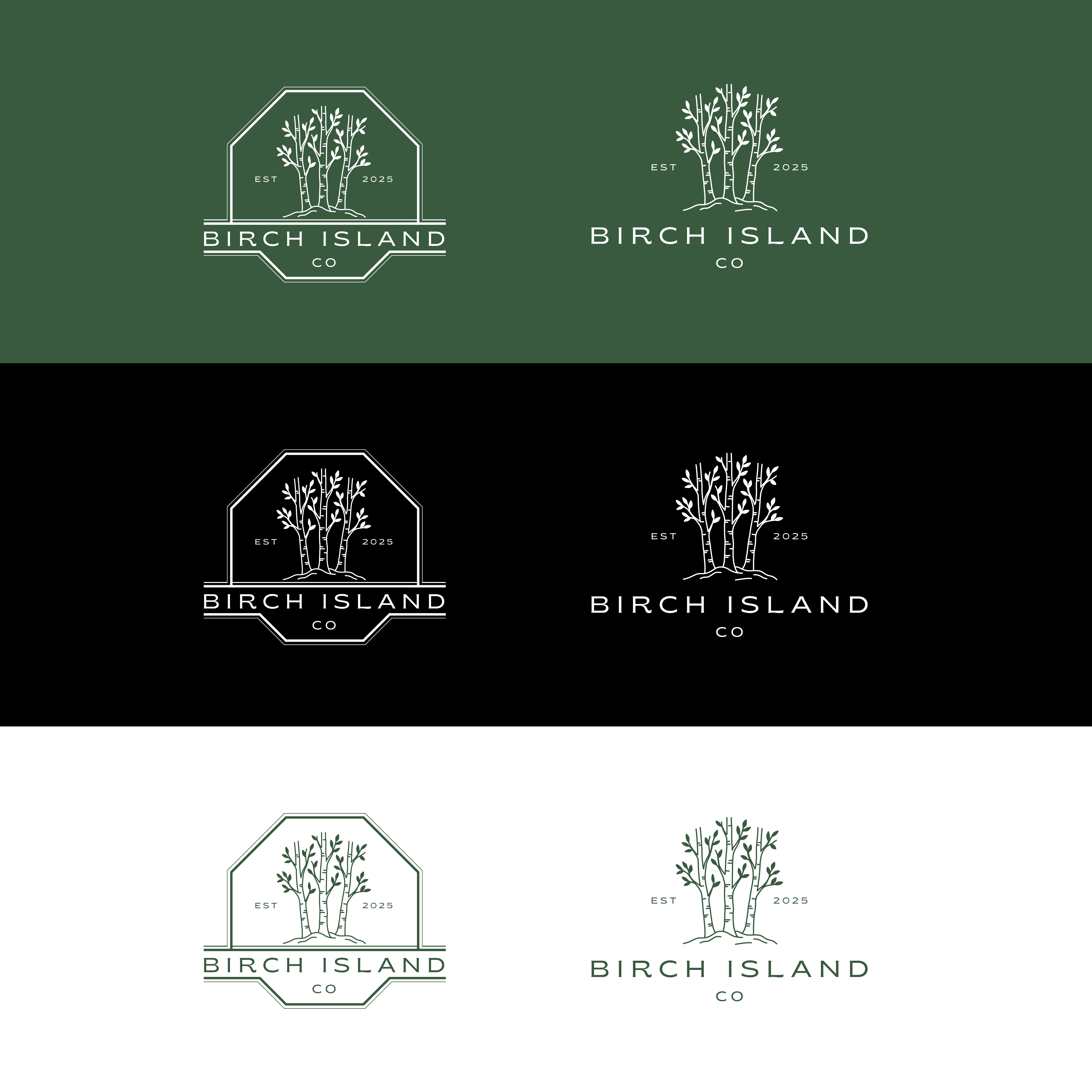 Logo Design by Merin gopi for Birch Island Collective | Design #36961987