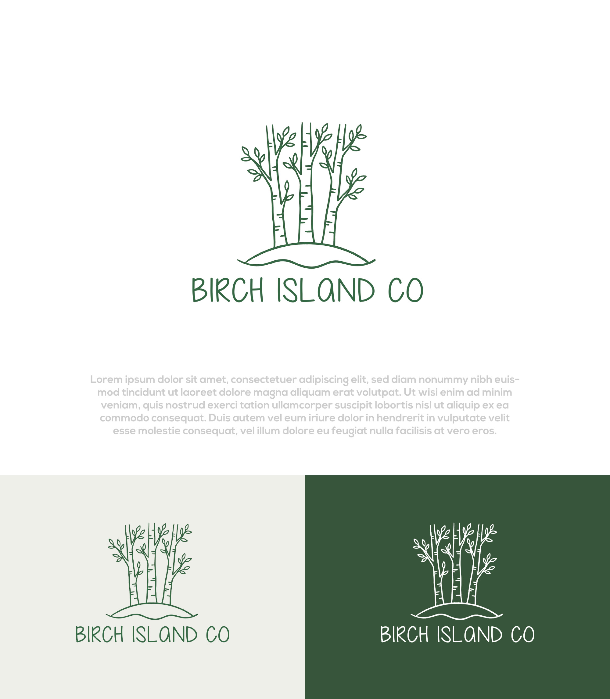 Logo Design by Pilot_DesignR™ for Birch Island Collective | Design #36844111
