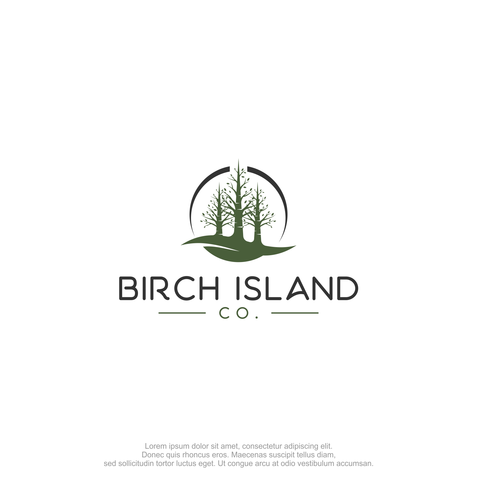 Logo Design by M.Syaiful Huda for Birch Island Collective | Design #36846595