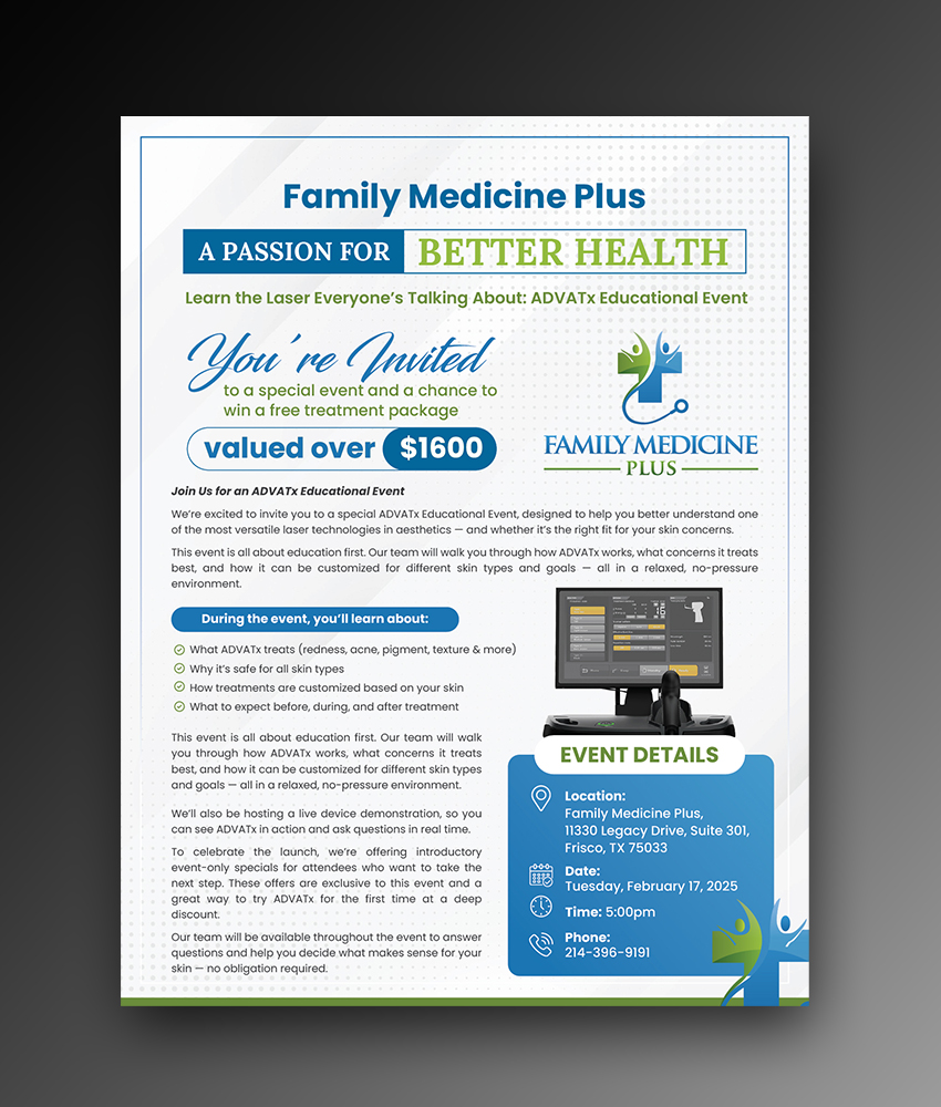 Diseño de Flyer por OwnDesign para 7 Health | Diseño #36844540