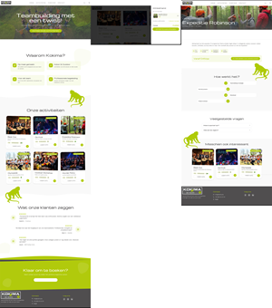Web Design by Sa.muel for Kokima corporate events - BE 0863.243.085 | Design #36849455