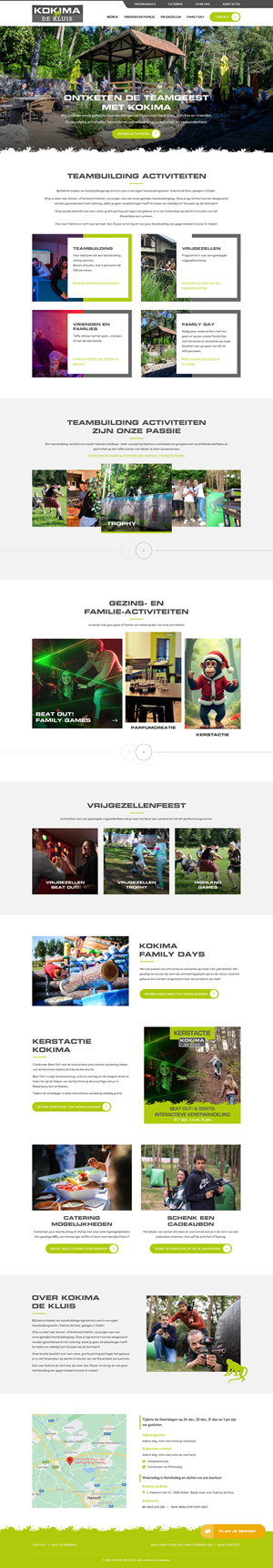 Web Design by Sbss for Kokima corporate events - BE 0863.243.085 | Design: #36855162