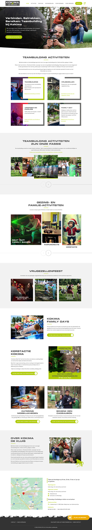 Web Design by Sbss for Kokima corporate events - BE 0863.243.085 | Design: #36855761
