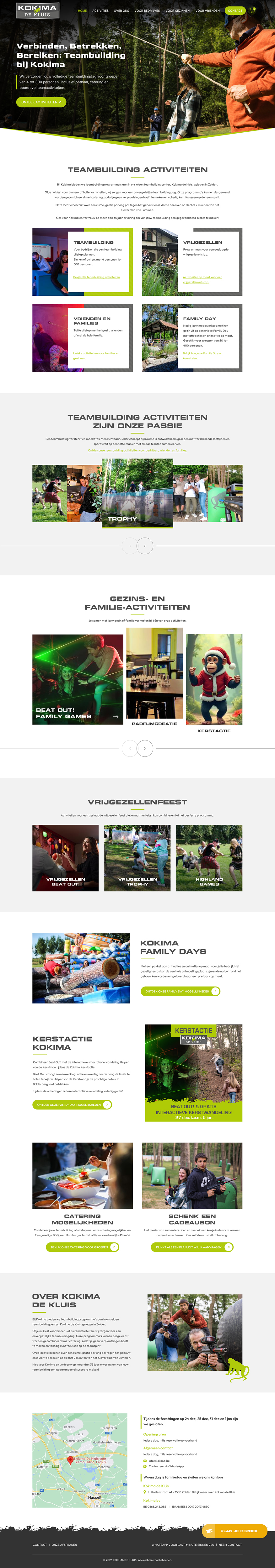 Web Design by Sbss for Kokima corporate events - BE 0863.243.085 | Design #36855764