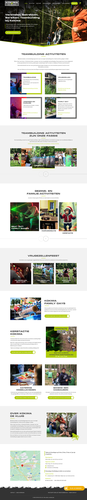 Web Design by Sbss for Kokima corporate events - BE 0863.243.085 | Design: #36855764