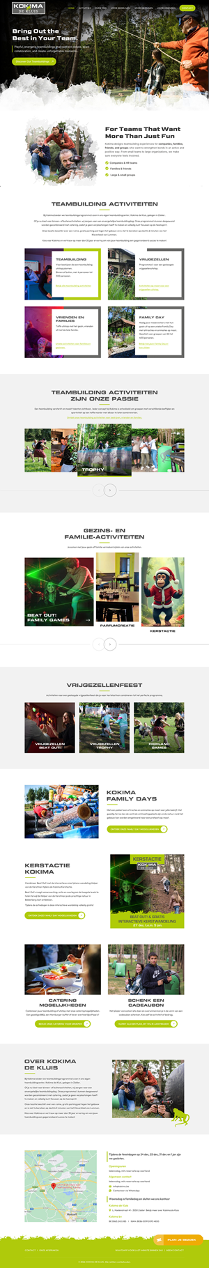 Web Design by Sbss for Kokima corporate events - BE 0863.243.085 | Design: #36865465