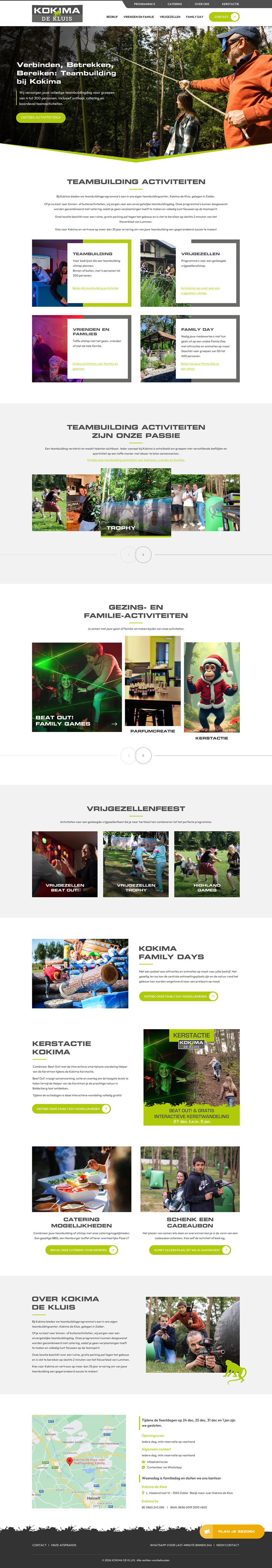 Web Design by Sbss for Kokima corporate events - BE 0863.243.085 | Design #36870173