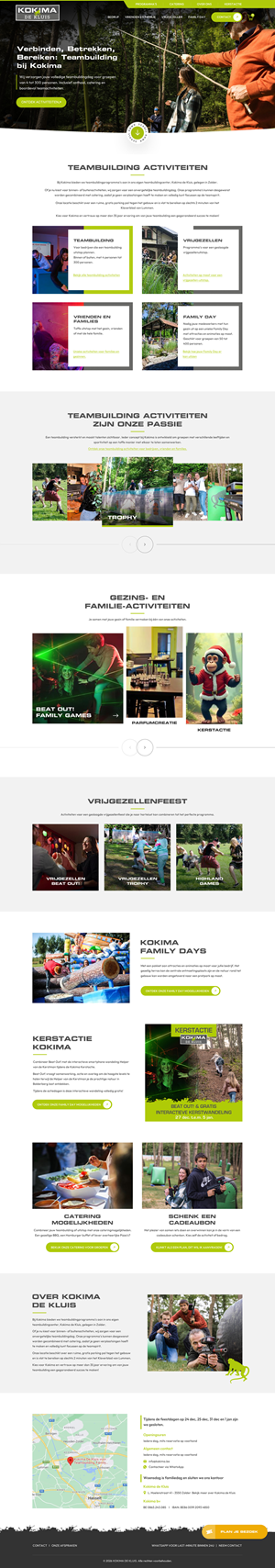 Web Design by Sbss for Kokima corporate events - BE 0863.243.085 | Design: #36885597