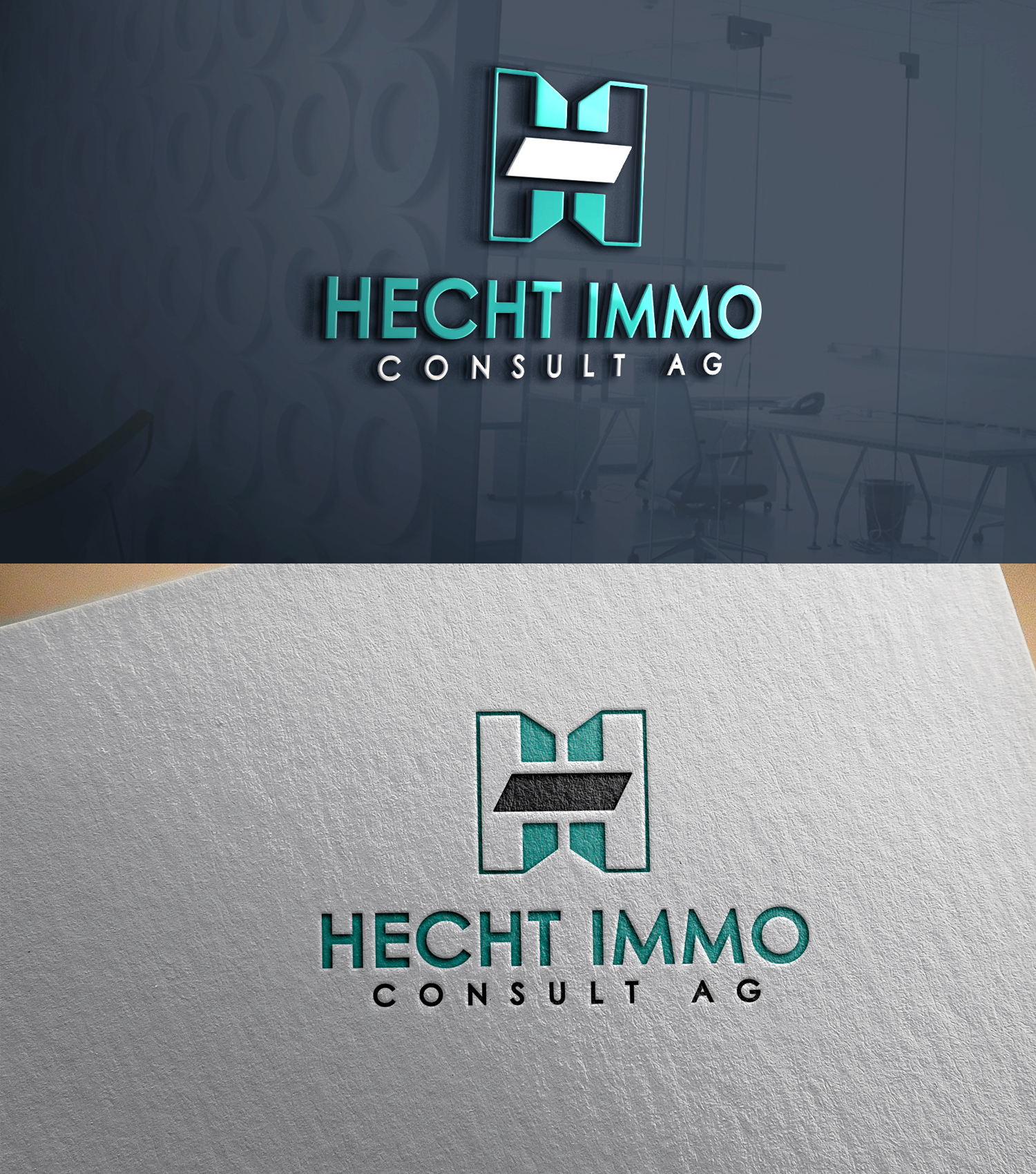 Logo Design by 24ksunny for Hecht Immo Consult AG | Design #36846733