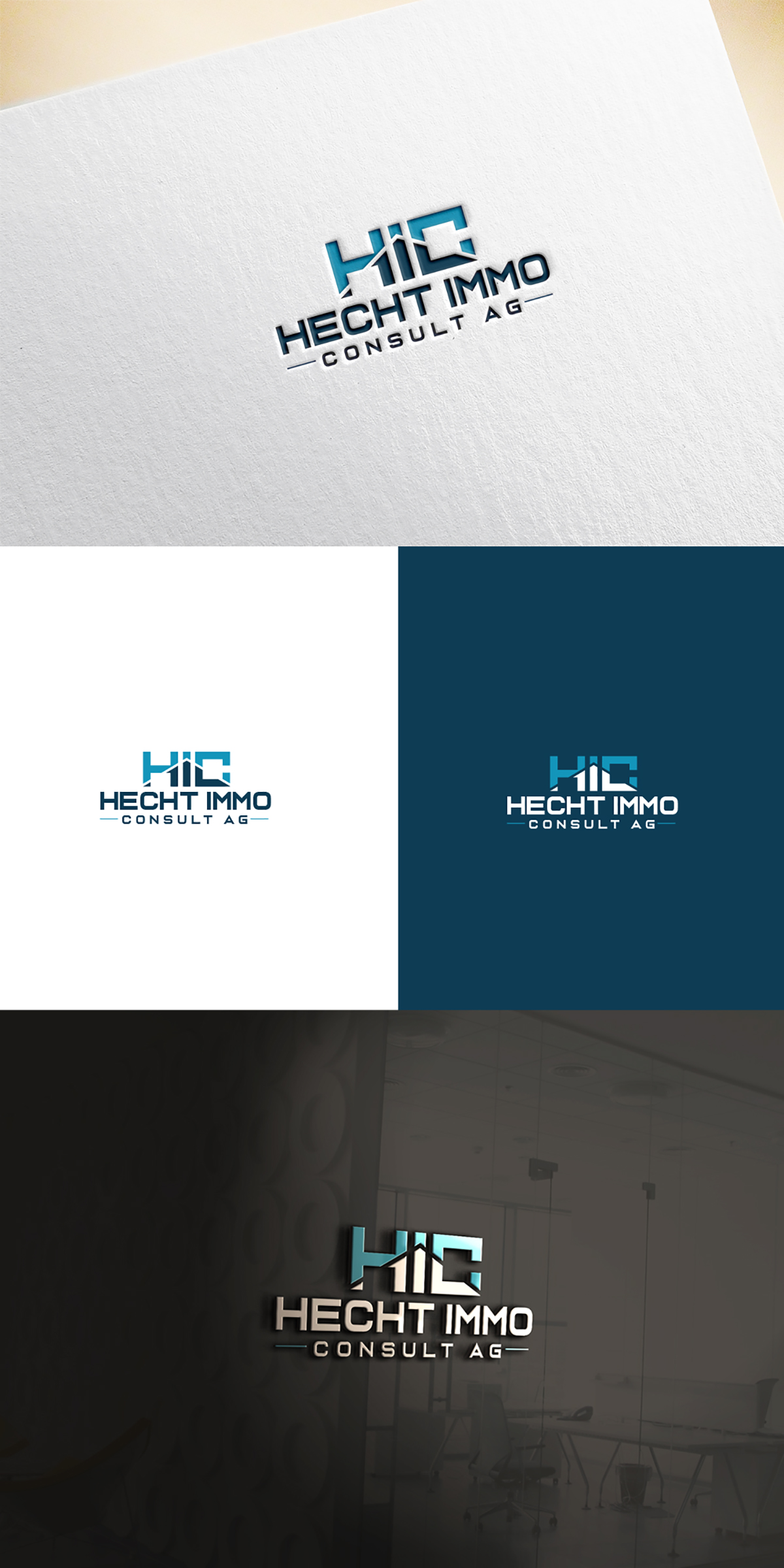 Logo Design by AbrinaDesign for Hecht Immo Consult AG | Design #36851700