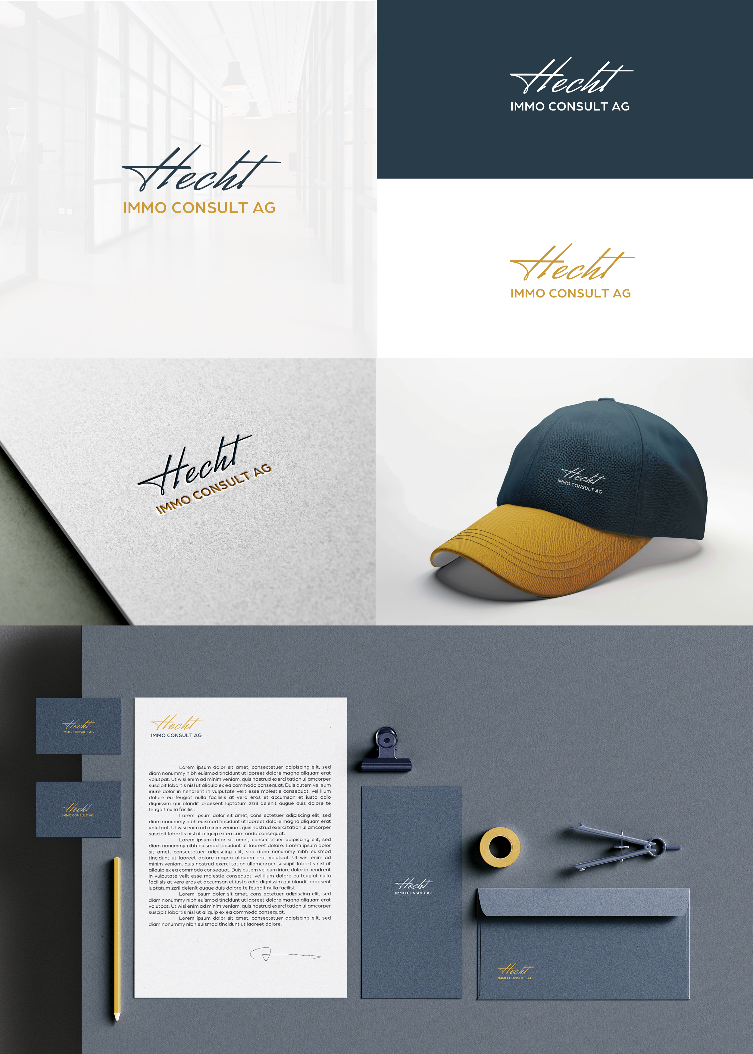 Logo Design by DraganaK. for Hecht Immo Consult AG | Design #36881941