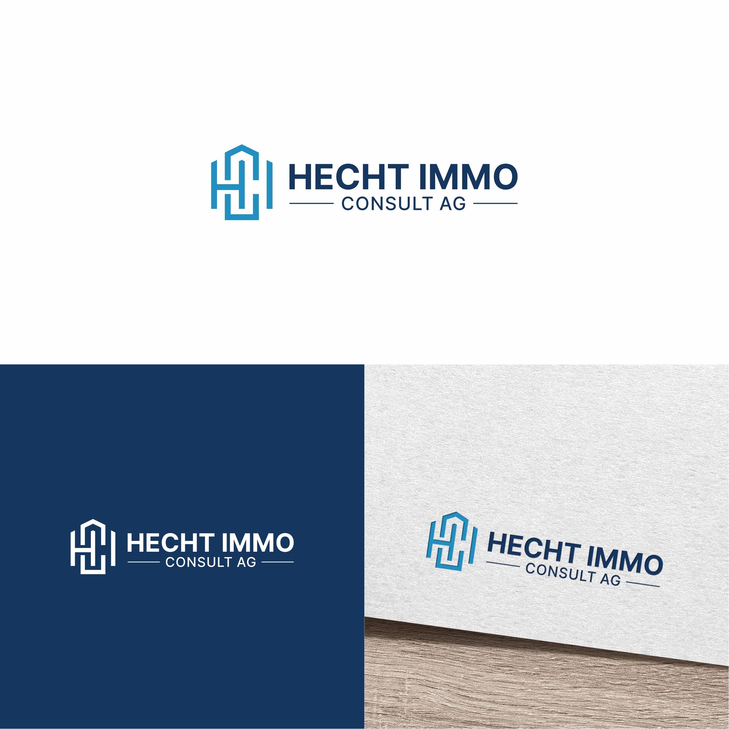Logo Design by melzh for Hecht Immo Consult AG | Design #36888716