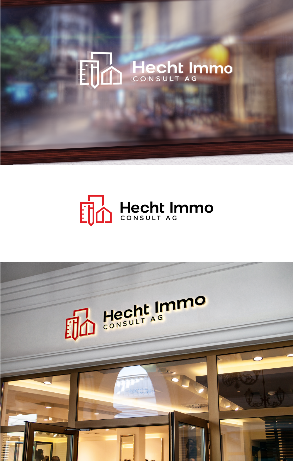 Design de Logo par AAZ_Studio pour Hecht Immo Consult AG | Design #36848113