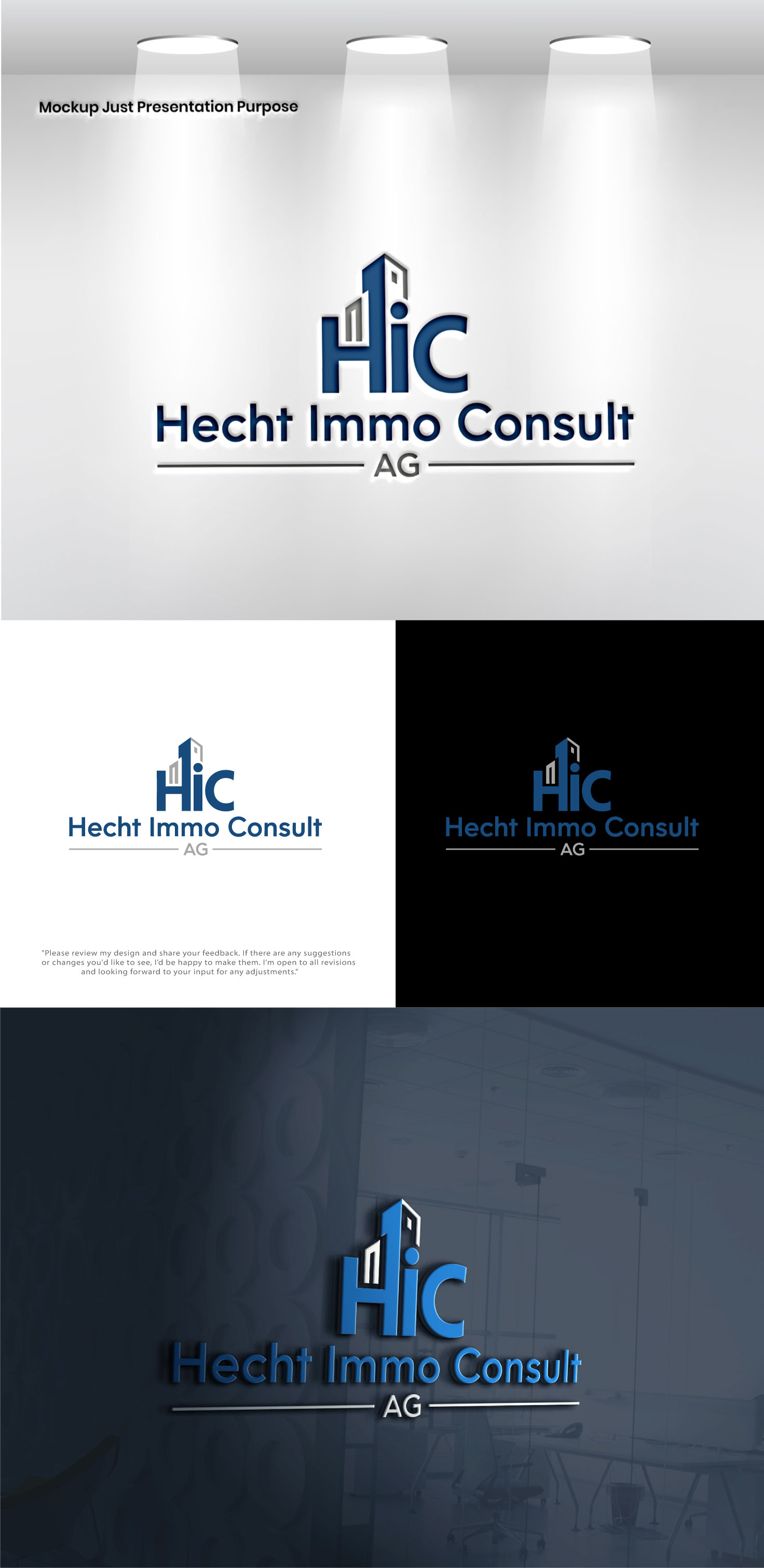 Design de Logo par VectorForge pour Hecht Immo Consult AG | Design #36856906