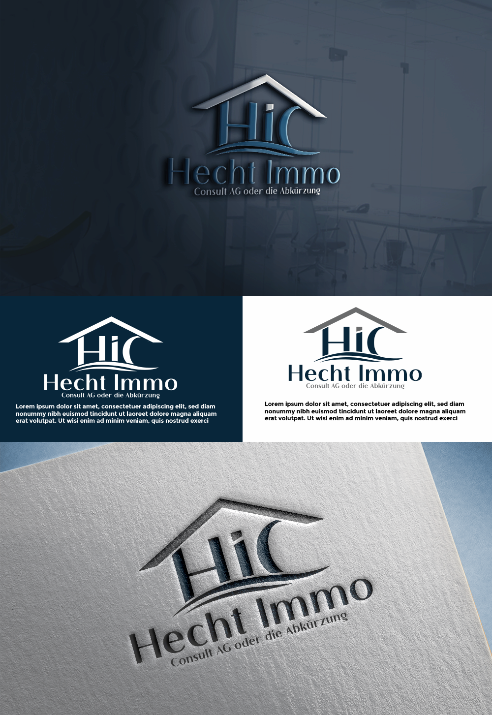 Logo Design by Innovative Graphix for Hecht Immo Consult AG | Design #36847107