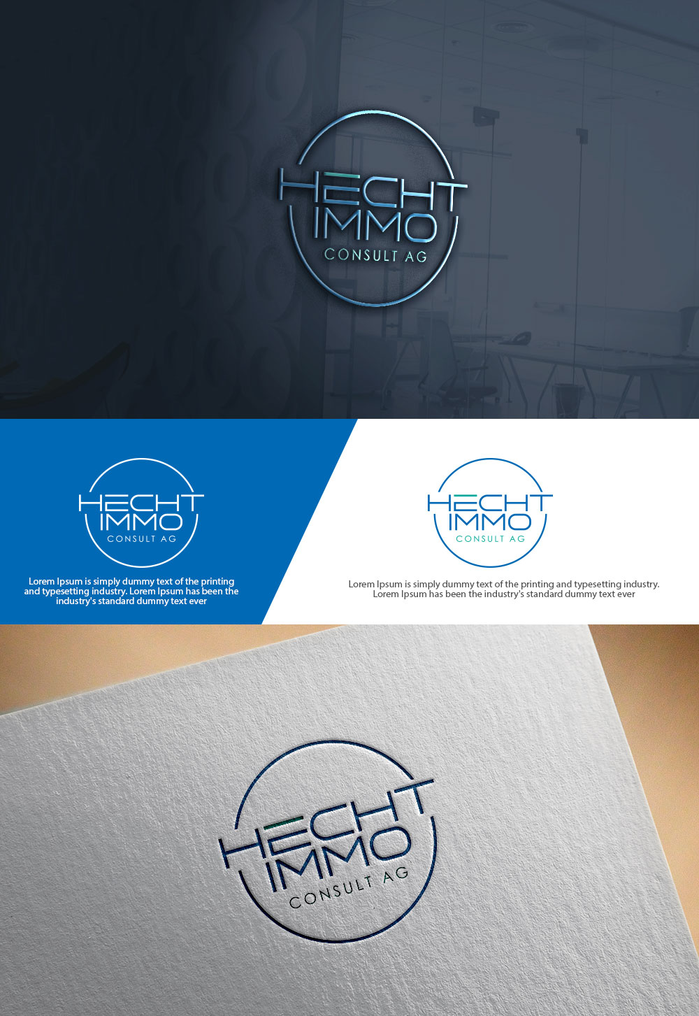 Logo Design by sulemani  creation for Hecht Immo Consult AG | Design #36850083