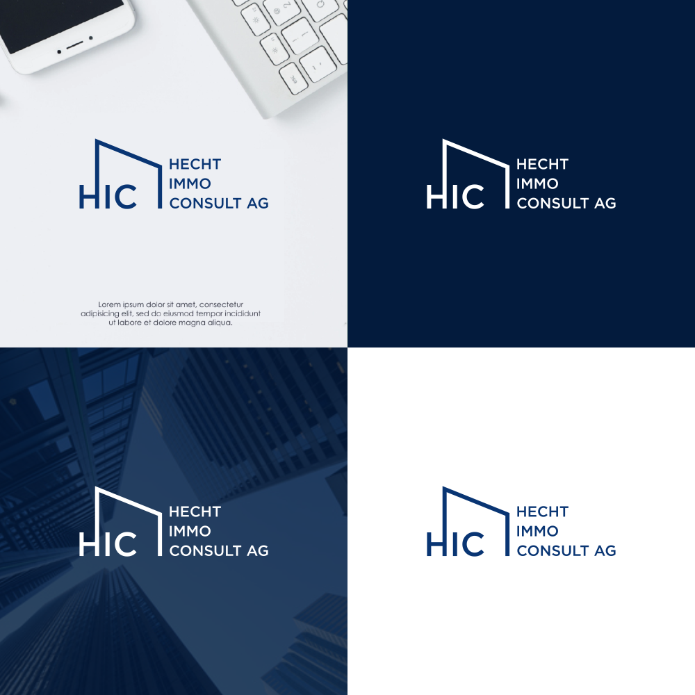Logo Design by MK_STD for Hecht Immo Consult AG | Design #36881054