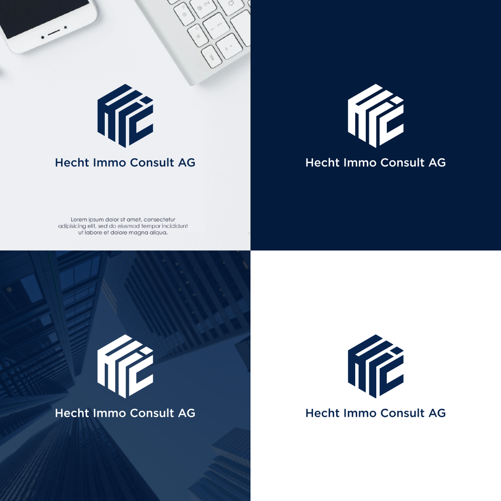 Logo Design by MK_STD for Hecht Immo Consult AG | Design #36881055