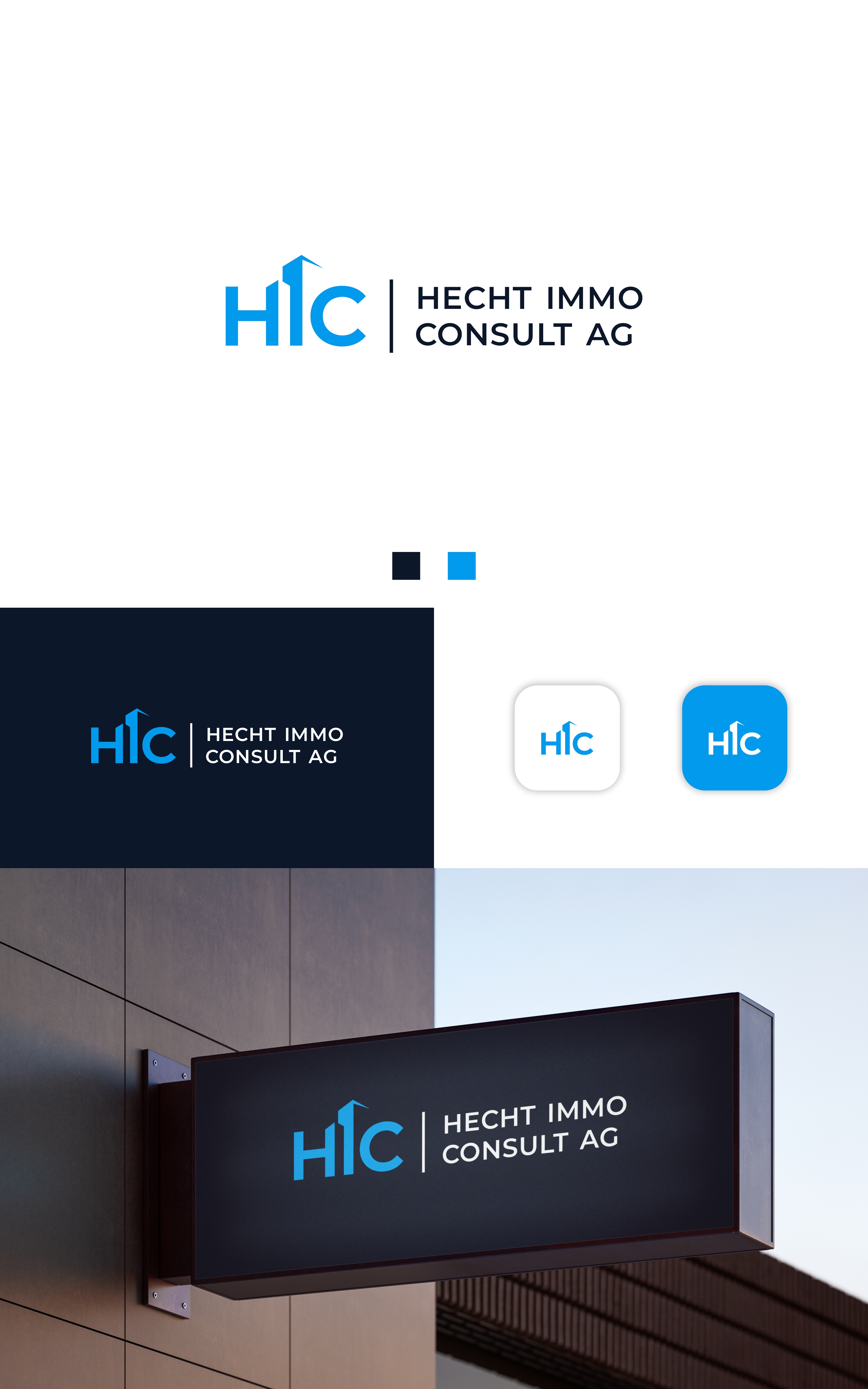 Logo Design by Dell_a.Design for Hecht Immo Consult AG | Design #36846772