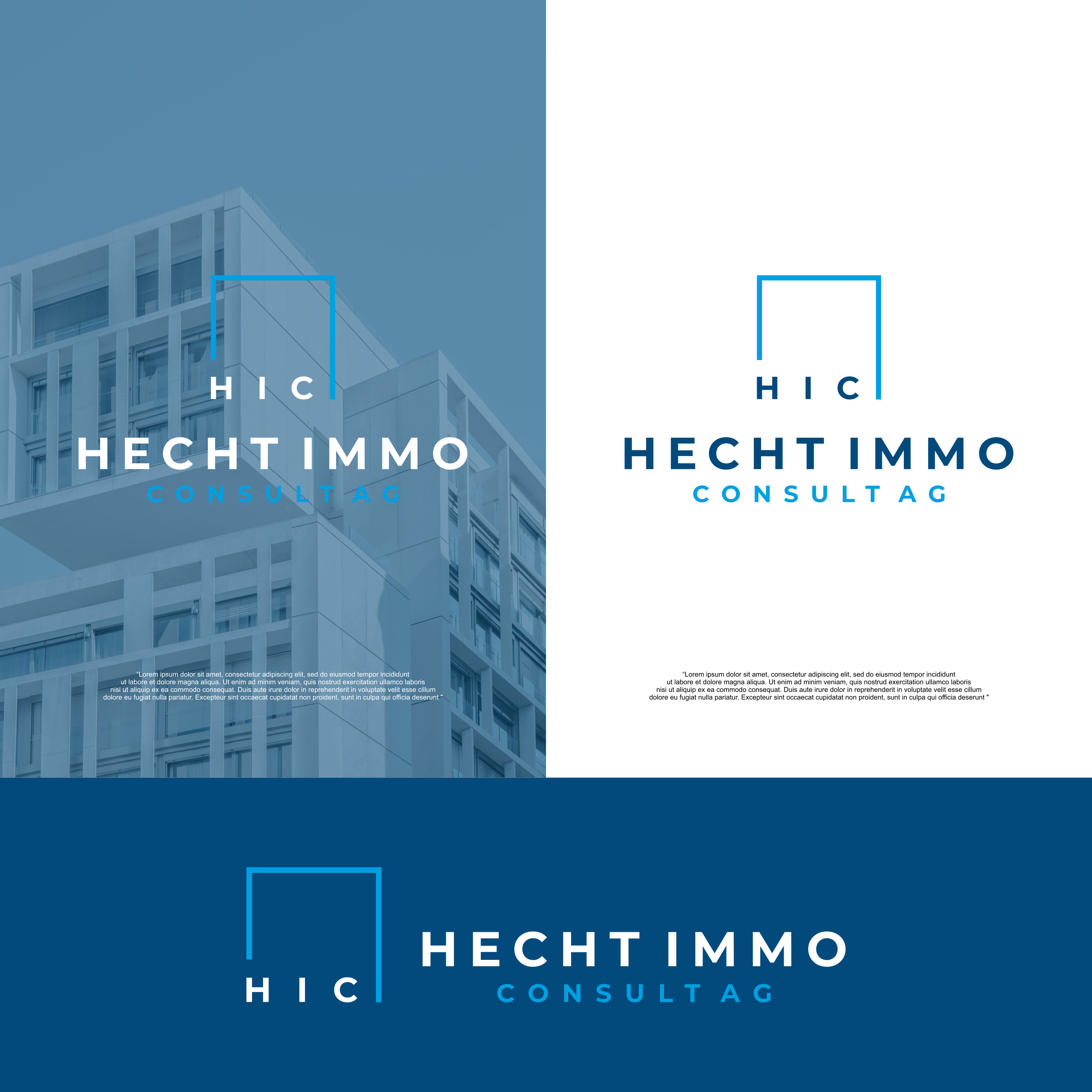 Logo Design by syad666 for Hecht Immo Consult AG | Design #36847206