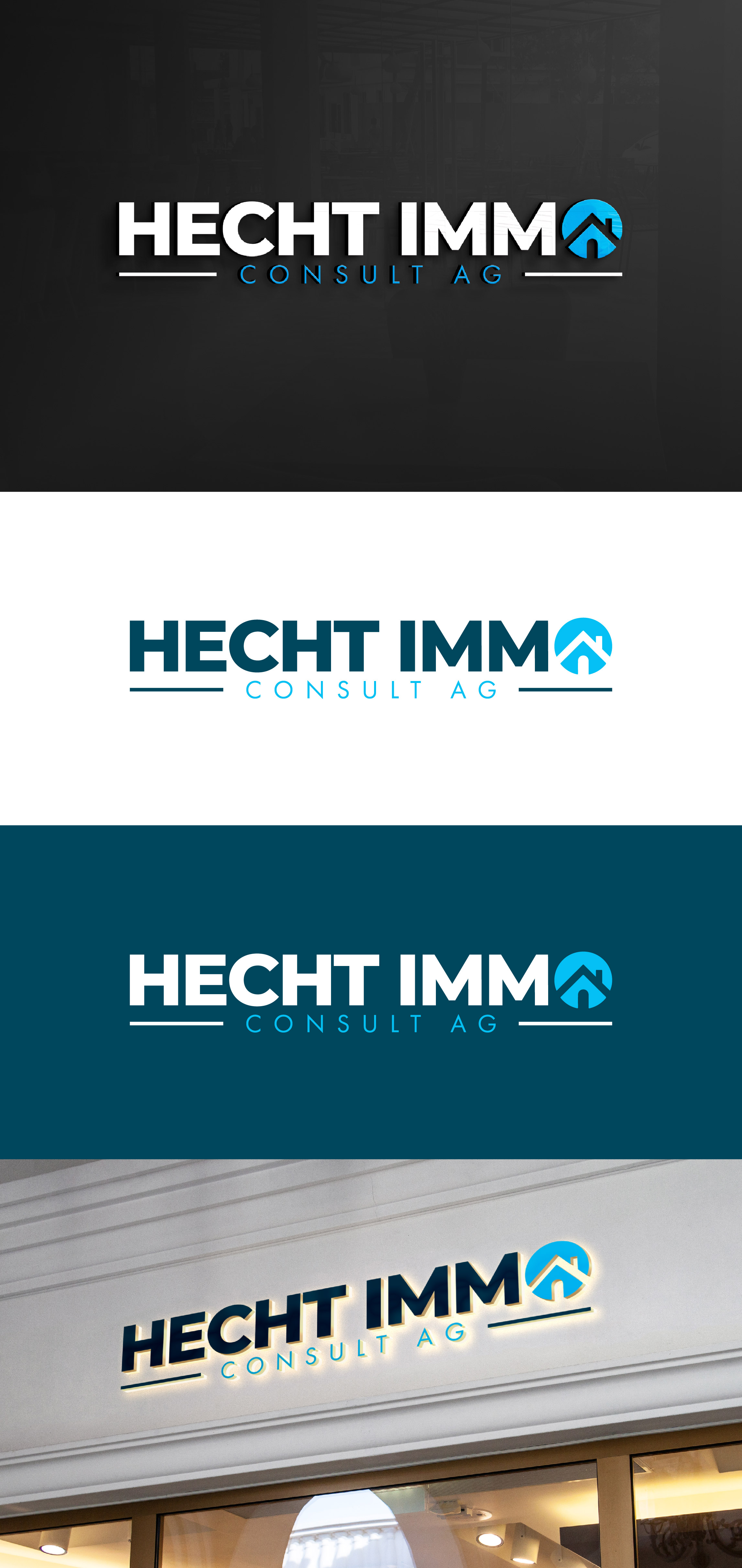 Logo Design by THE DESIGN MAN for Hecht Immo Consult AG | Design #36849326