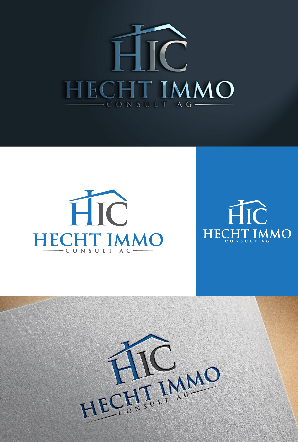 Logo Design by ariba6269 for Hecht Immo Consult AG | Design #36848299