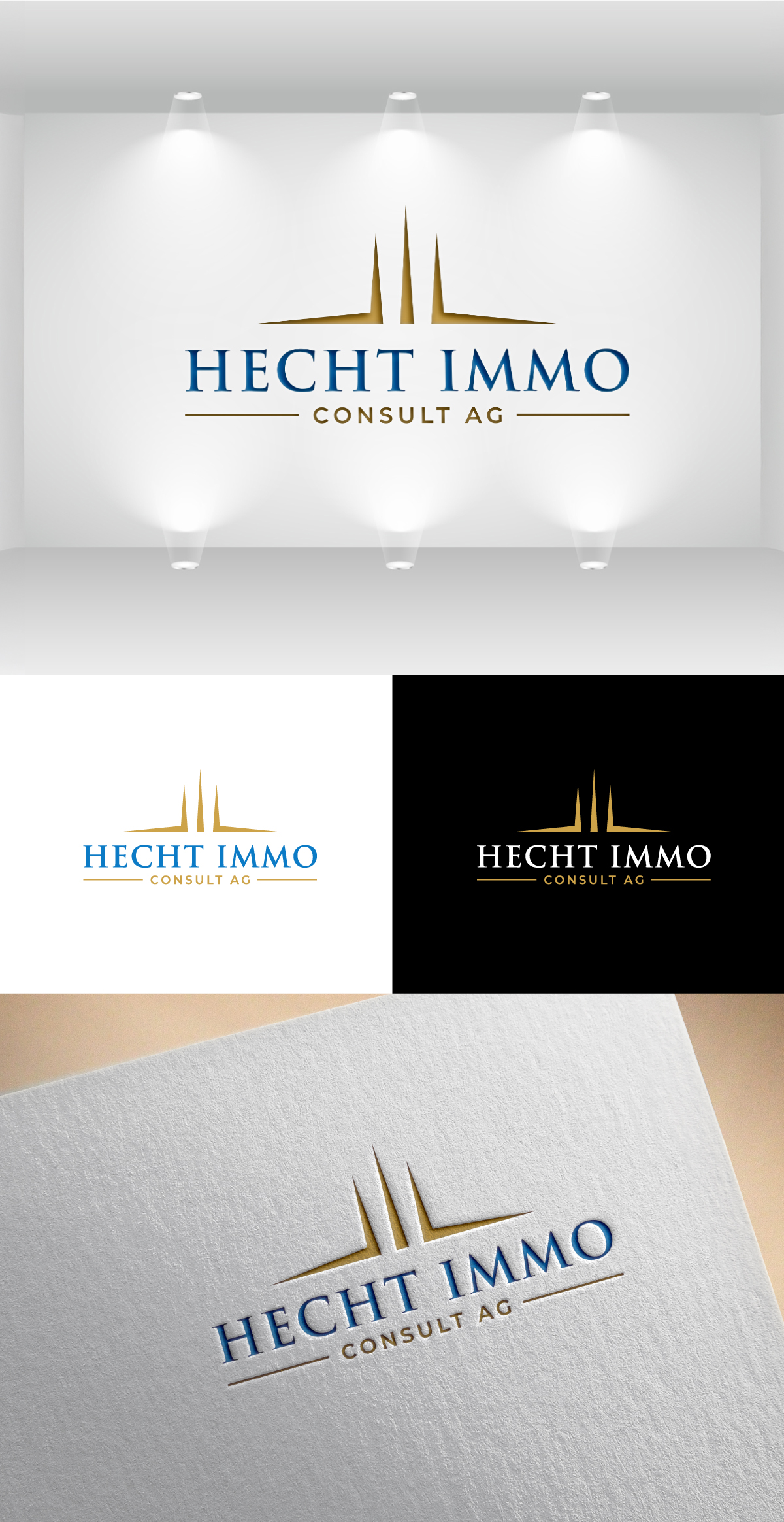 Logo Design by Easin_Hossain for Hecht Immo Consult AG | Design #36855439