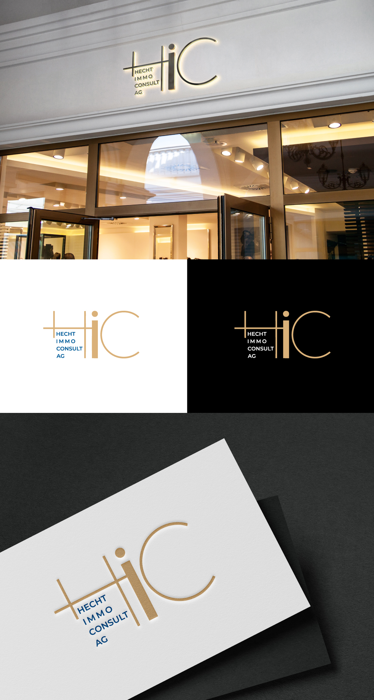 Design de Logo par Easin_Hossain pour Hecht Immo Consult AG | Design #36856139