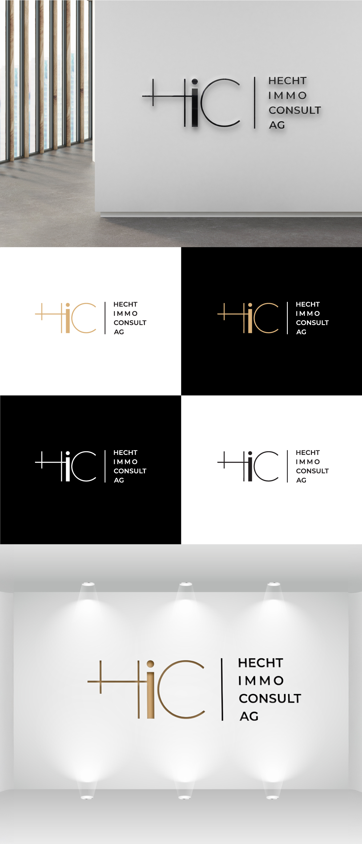 Logo Design by Easin_Hossain for Hecht Immo Consult AG | Design #36856737