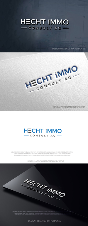 Design de Logo par zebronicgraphic pour Hecht Immo Consult AG | Design : #36848903