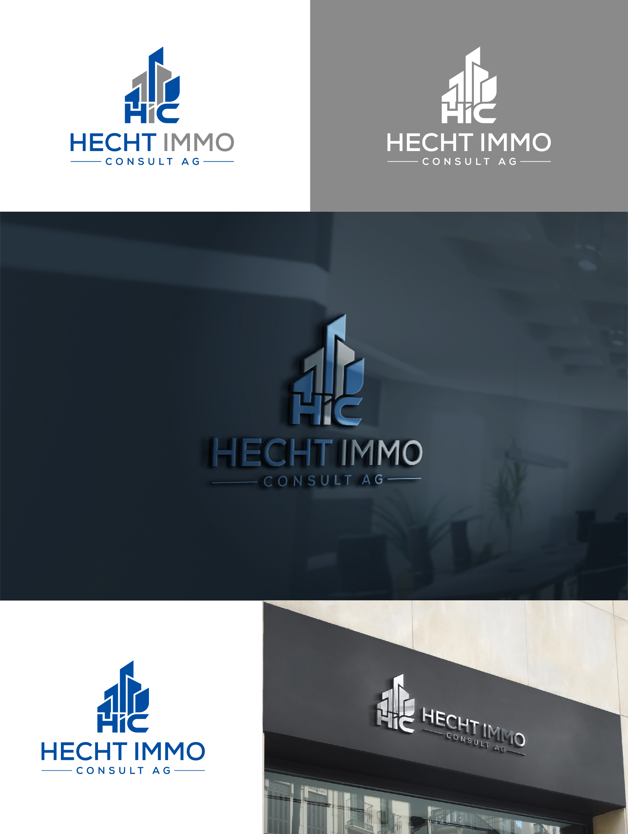 Design de Logo par AL-BARAKAH pour Hecht Immo Consult AG | Design #36849049