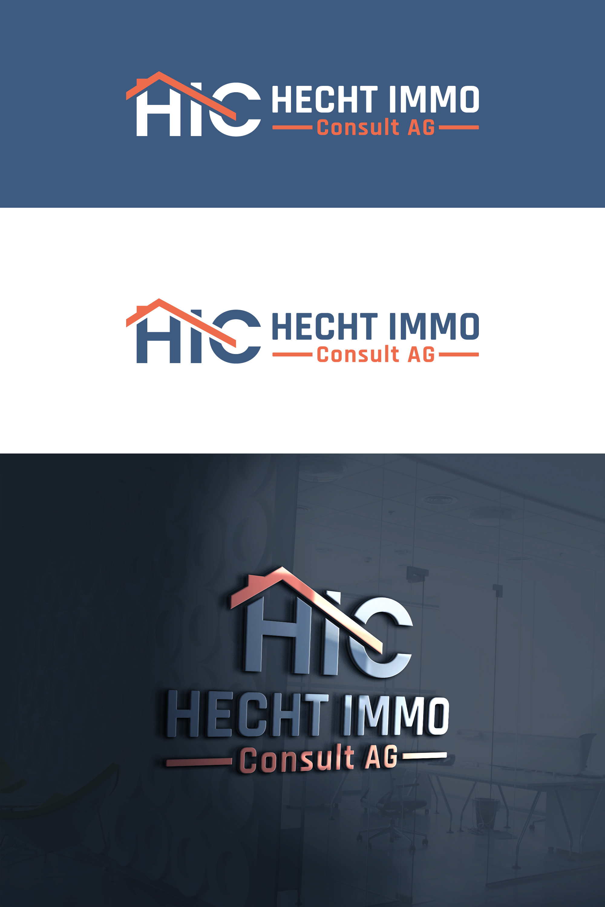 Logo Design by Md Shehidul Islam Rimon for Hecht Immo Consult AG | Design #36849952