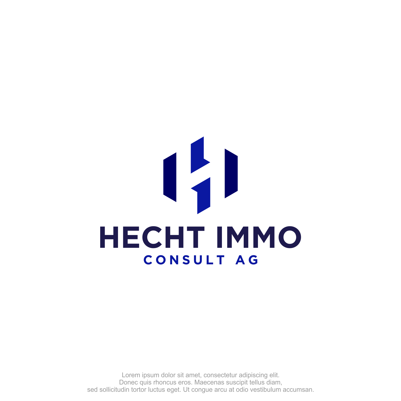Logo Design by M.Syaiful Huda for Hecht Immo Consult AG | Design #36846752