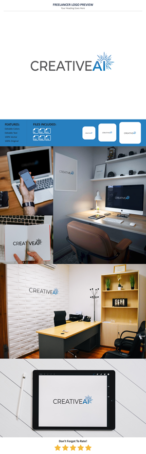 Diseño de Logo por VectorForge para CreativeAI | Diseño: #36865352