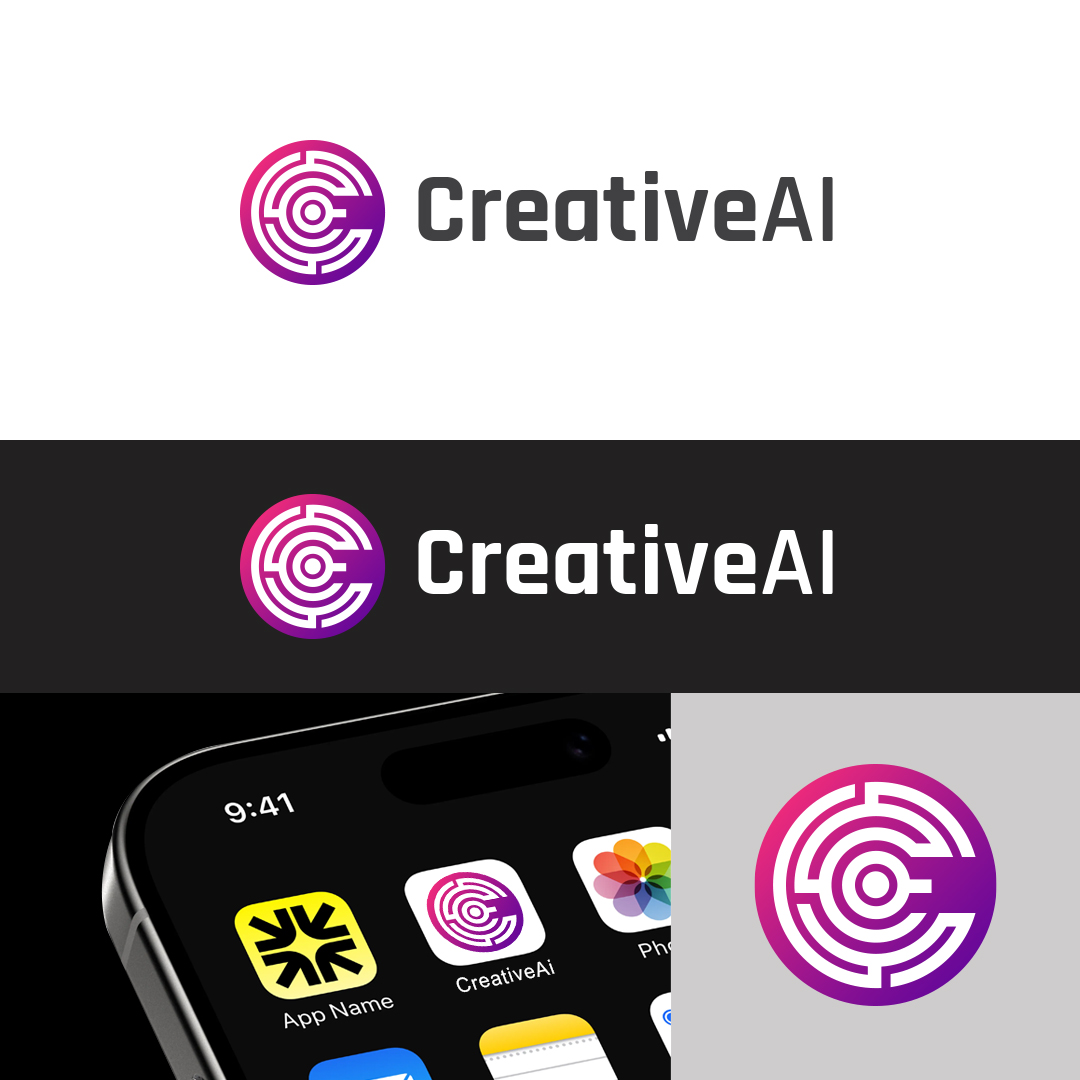 Logo Design by circledsg for CreativeAI | Design #36864141