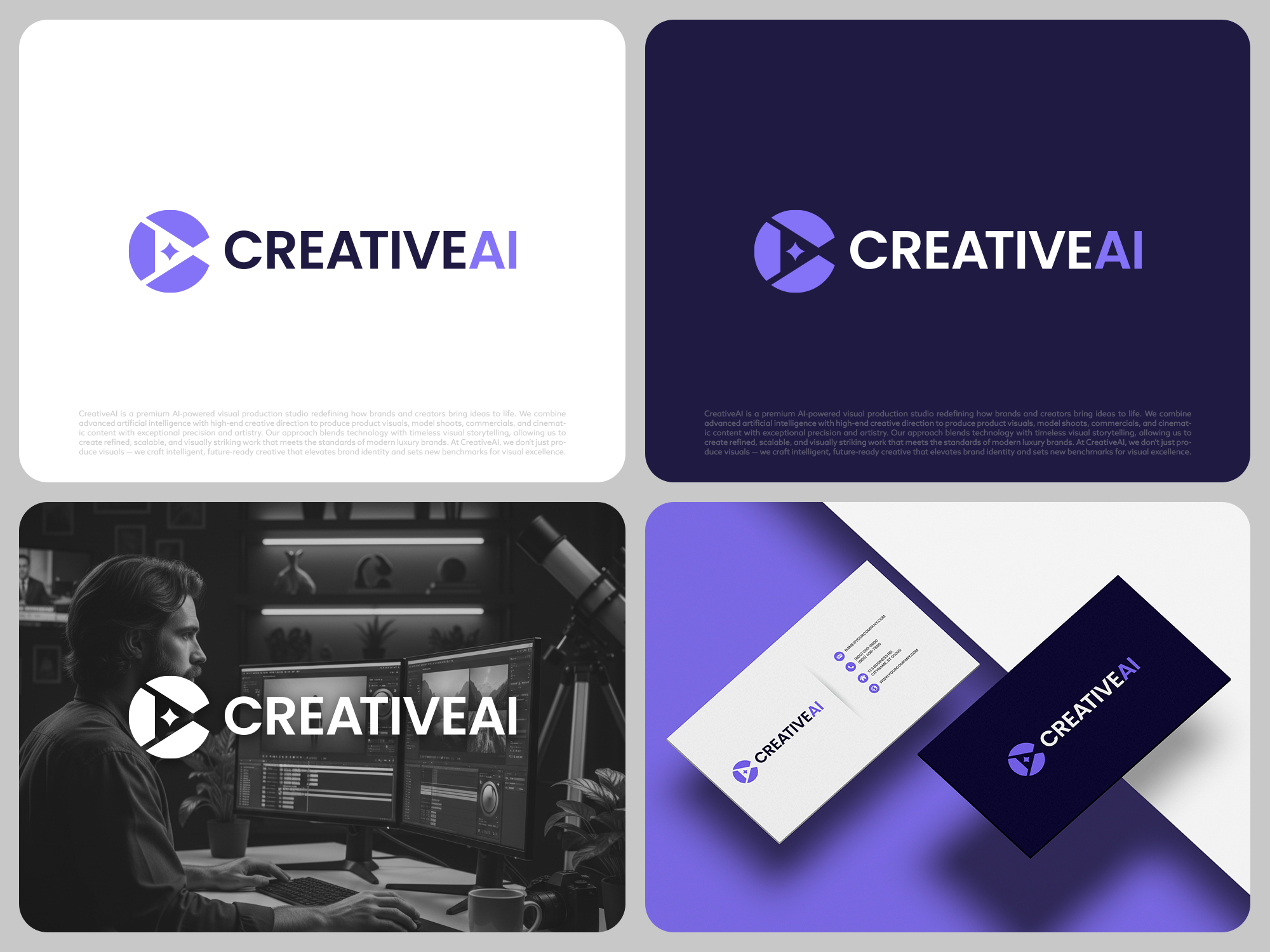 Diseño de Logo por COLOUR CREATIVE para CreativeAI | Diseño #36880800