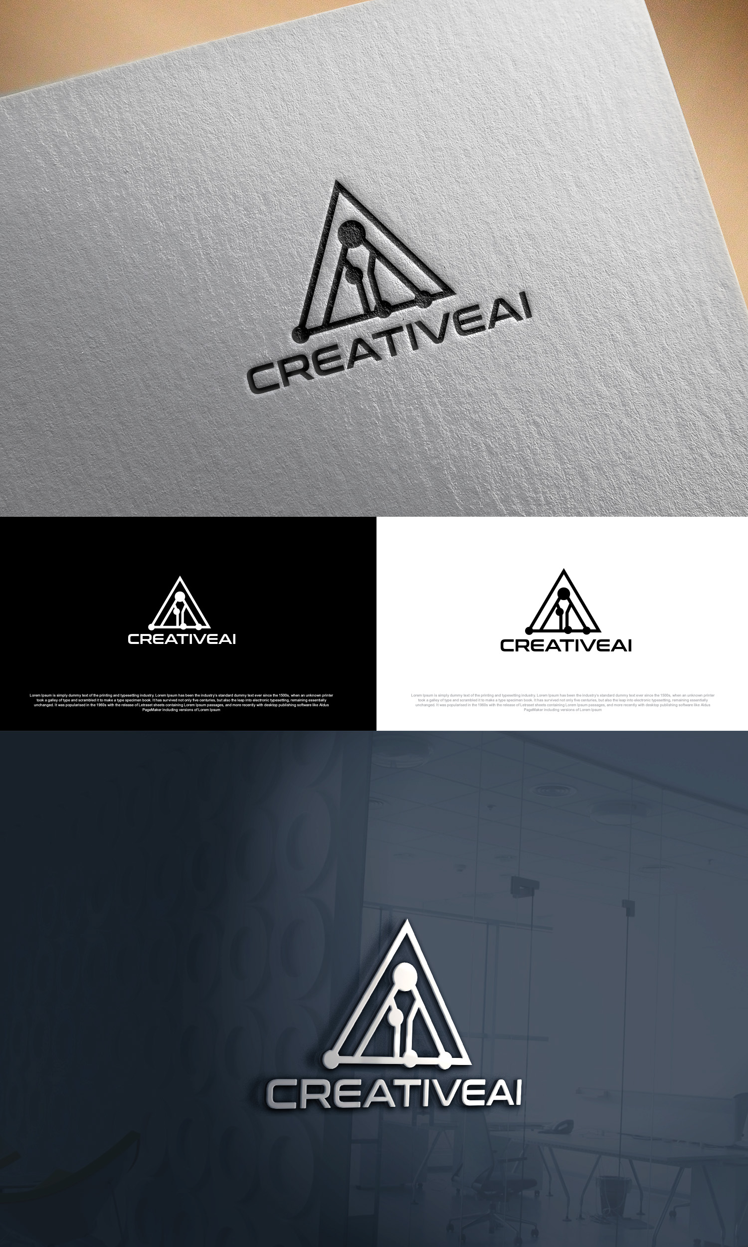 Logo Design by Ahsan Designs for CreativeAI | Design #36854640