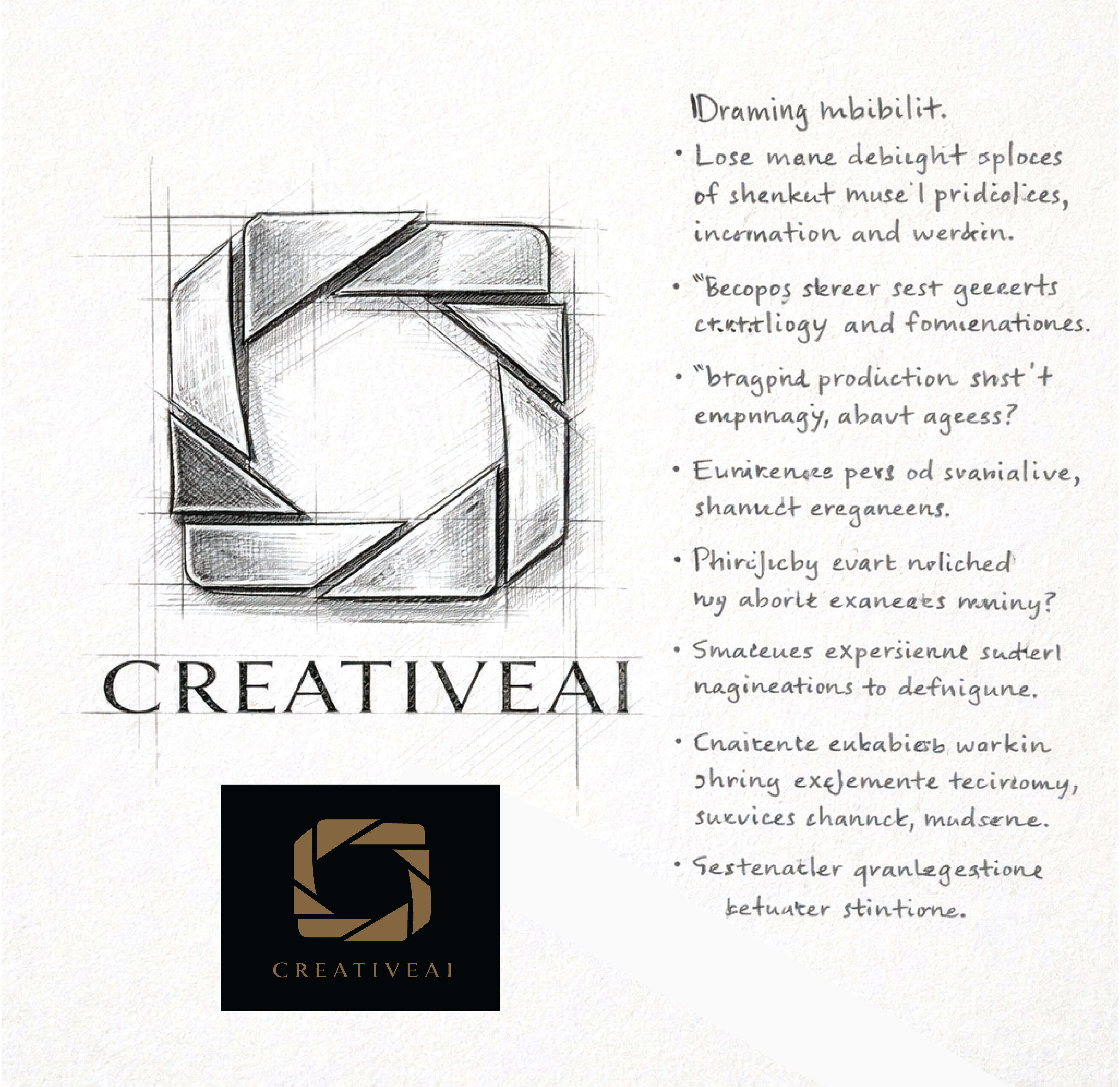 Diseño de Logo por ainee4 para CreativeAI | Diseño #36857111
