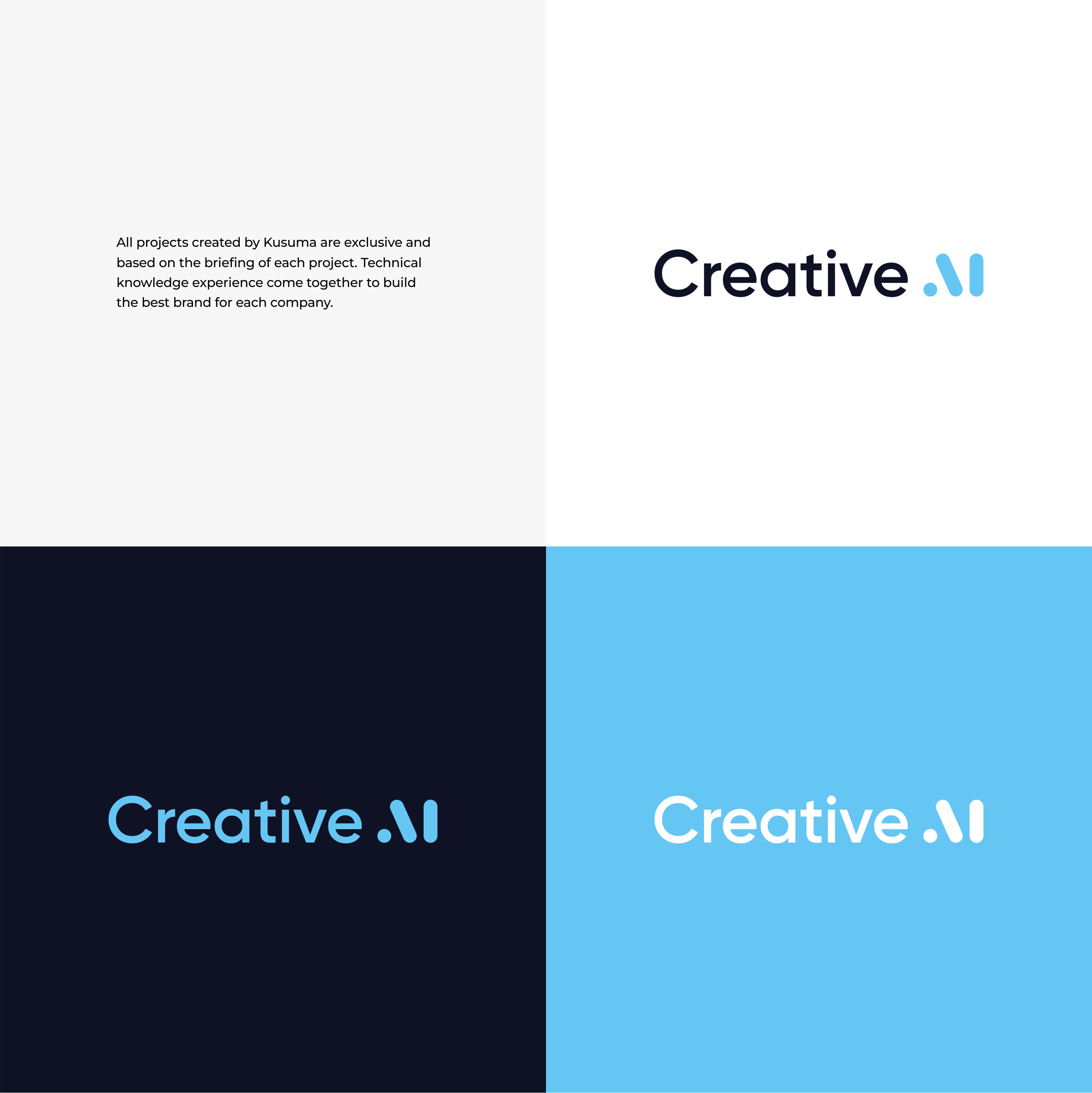 Diseño de Logo por Kusuma Studio para CreativeAI | Diseño #36854090