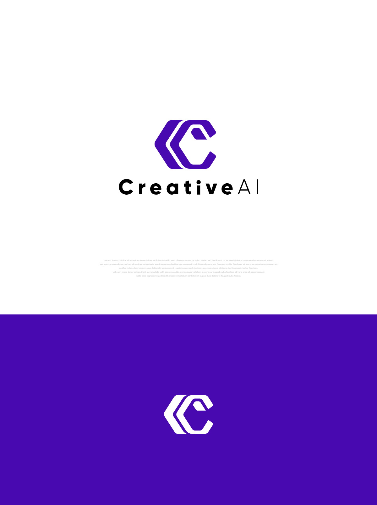 Logo Design by Nuvix for CreativeAI | Design #36858264