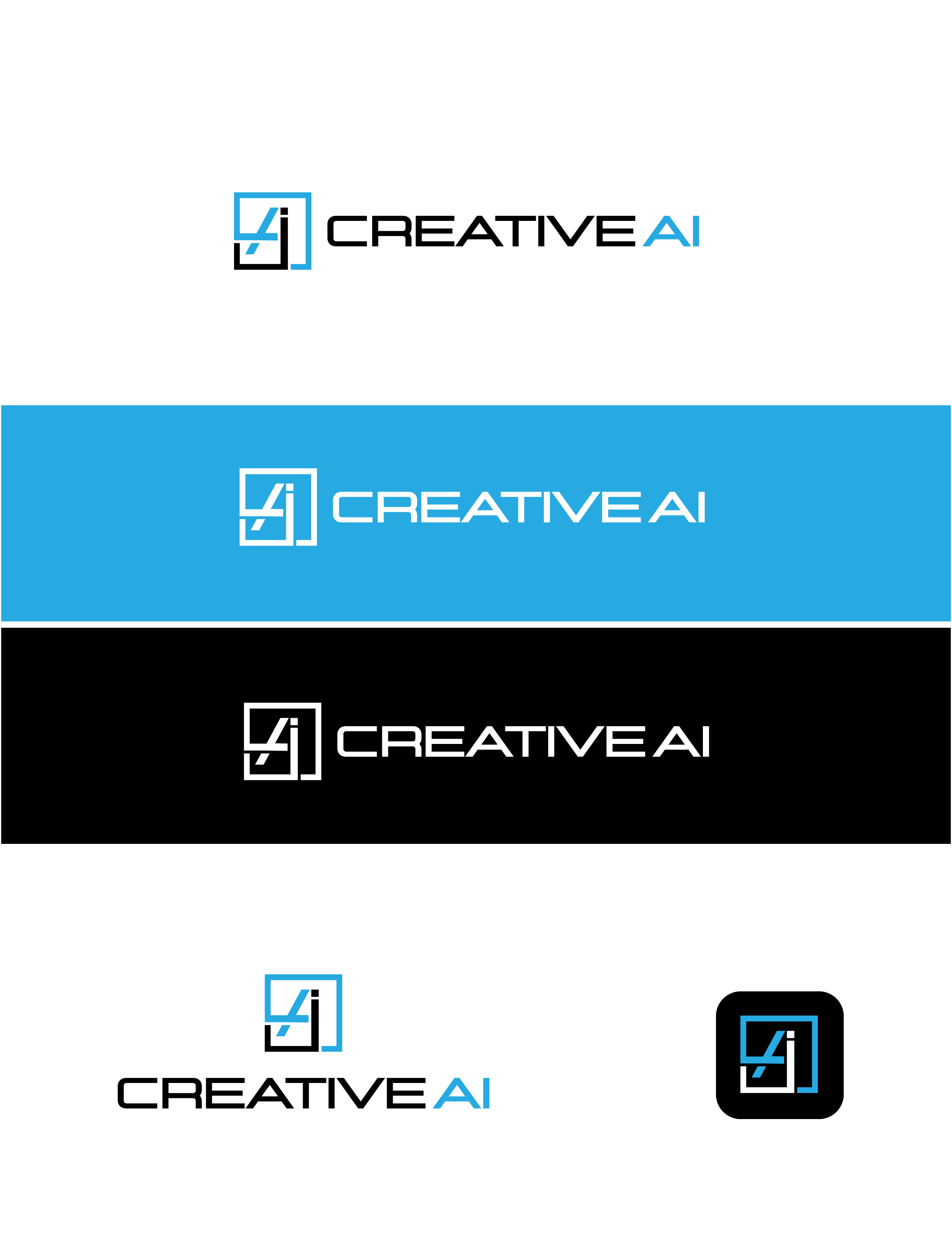 Diseño de Logo por Md. Fariduzzaman para CreativeAI | Diseño #36859495