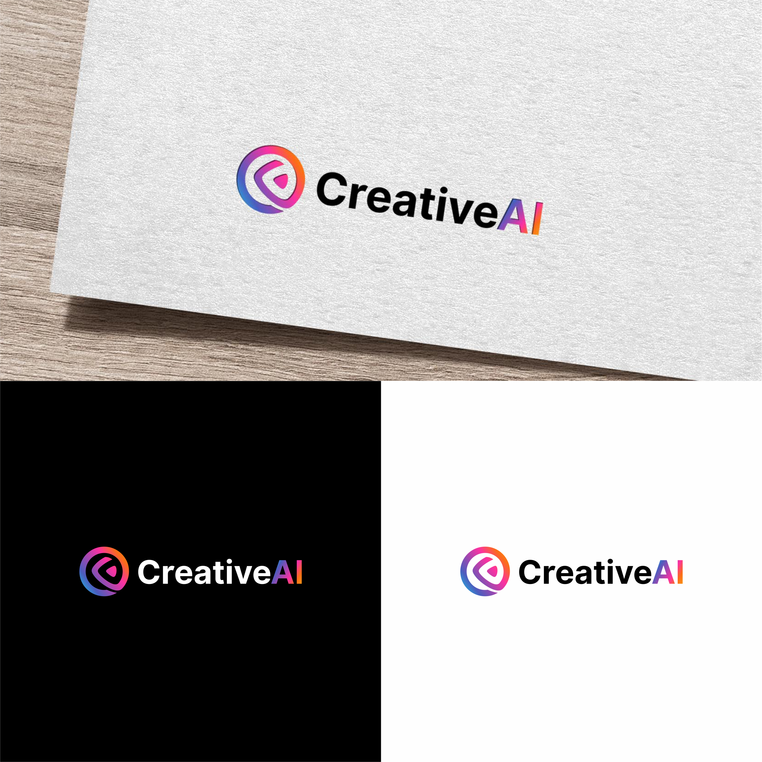 Logo Design by achil78 for CreativeAI | Design #36859978