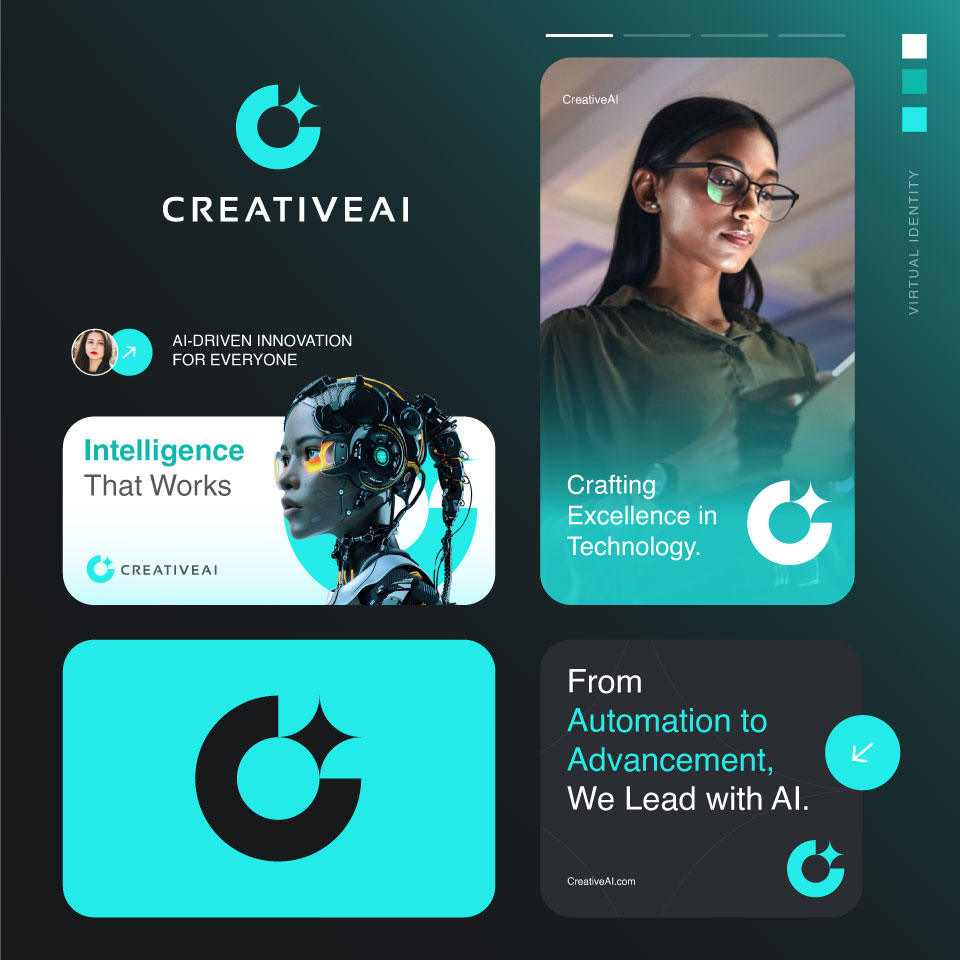 Diseño de Logo por Yummy Art para CreativeAI | Diseño #36855214