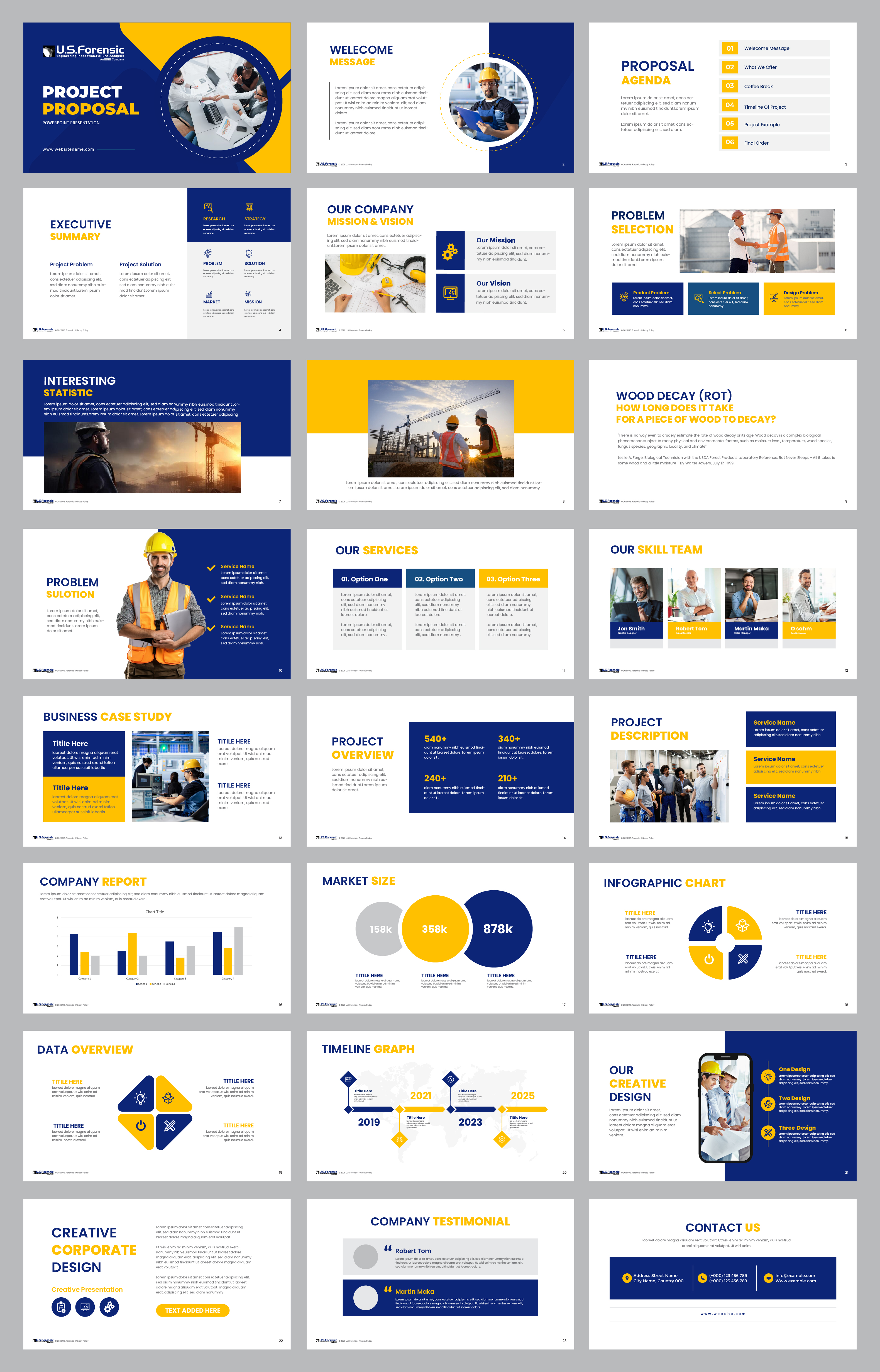 PowerPoint Design by AAGRAPHIC for Applied Technical Services | Design: #36863427