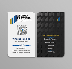 Ascend Partners Business Card Design