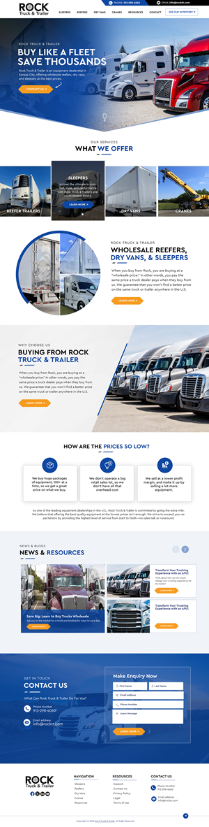 Web Design by Blue Sparrow for this project | Design: #36870729