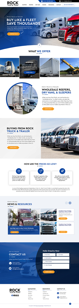 Web Design by Blue Sparrow for this project | Design: #36870730