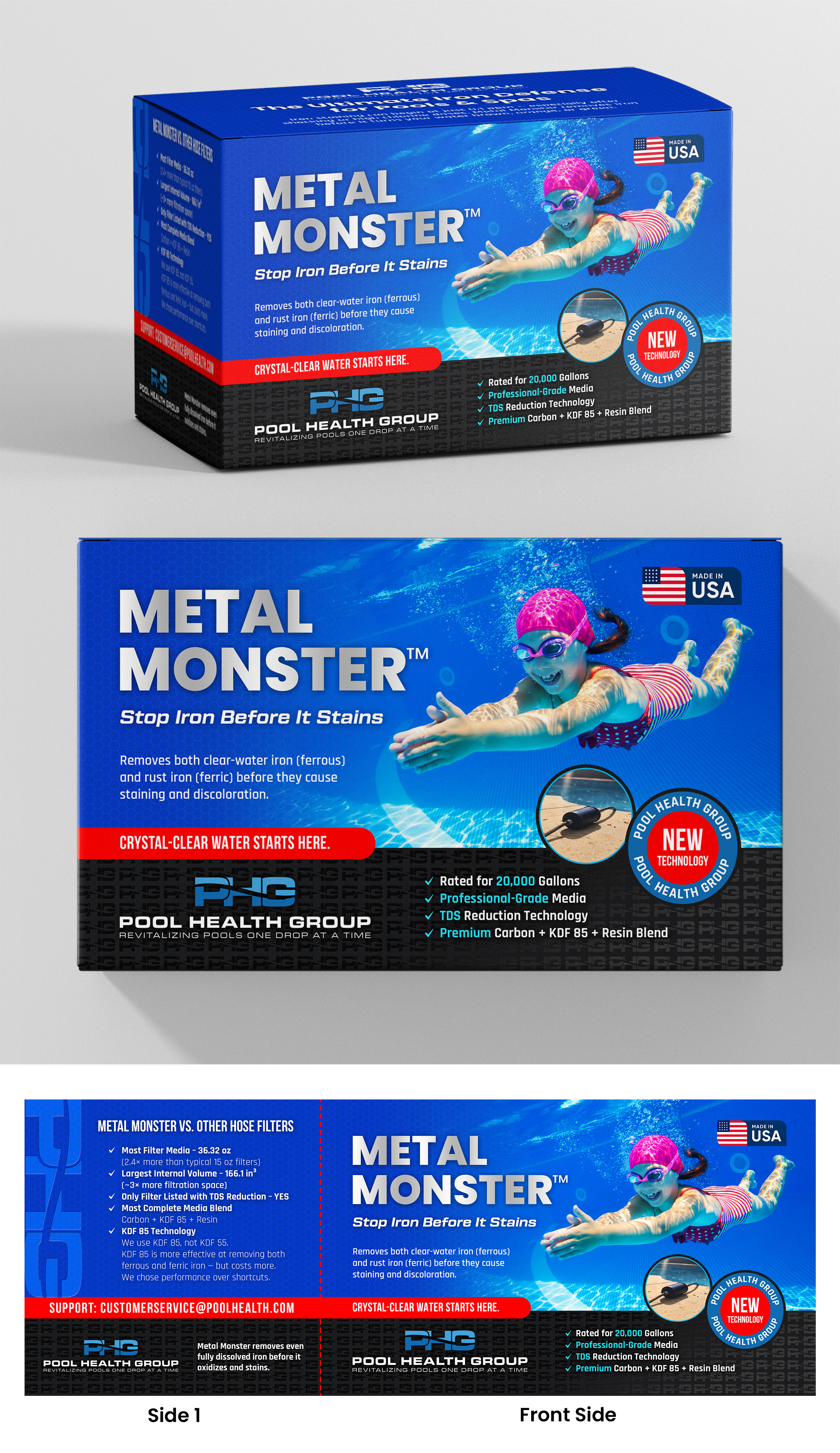Packaging Design by SAI DESIGNS for Pool Health Group Inc | Design #36946742