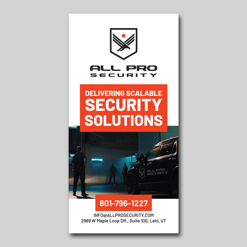 Trade Show Booth Design by YourLogoMaster for All Pro Security  | Design #36873384