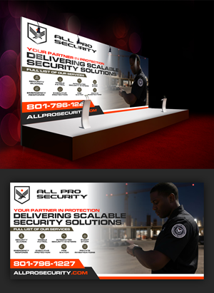 Diseño de Stand de Feria por VCreativeidea para All Pro Security  | Diseño: #36895324